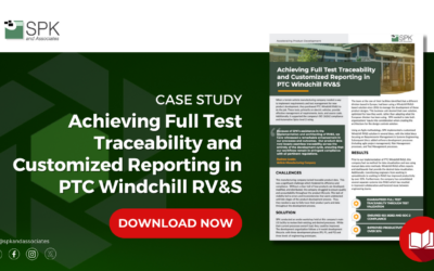 Achieving Full Test Traceability and Customized Reporting in PTC Windchill RV&S