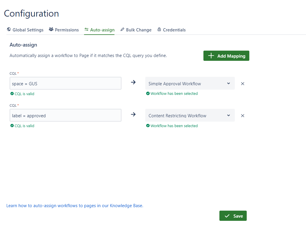 confluence workflow confluence page approval