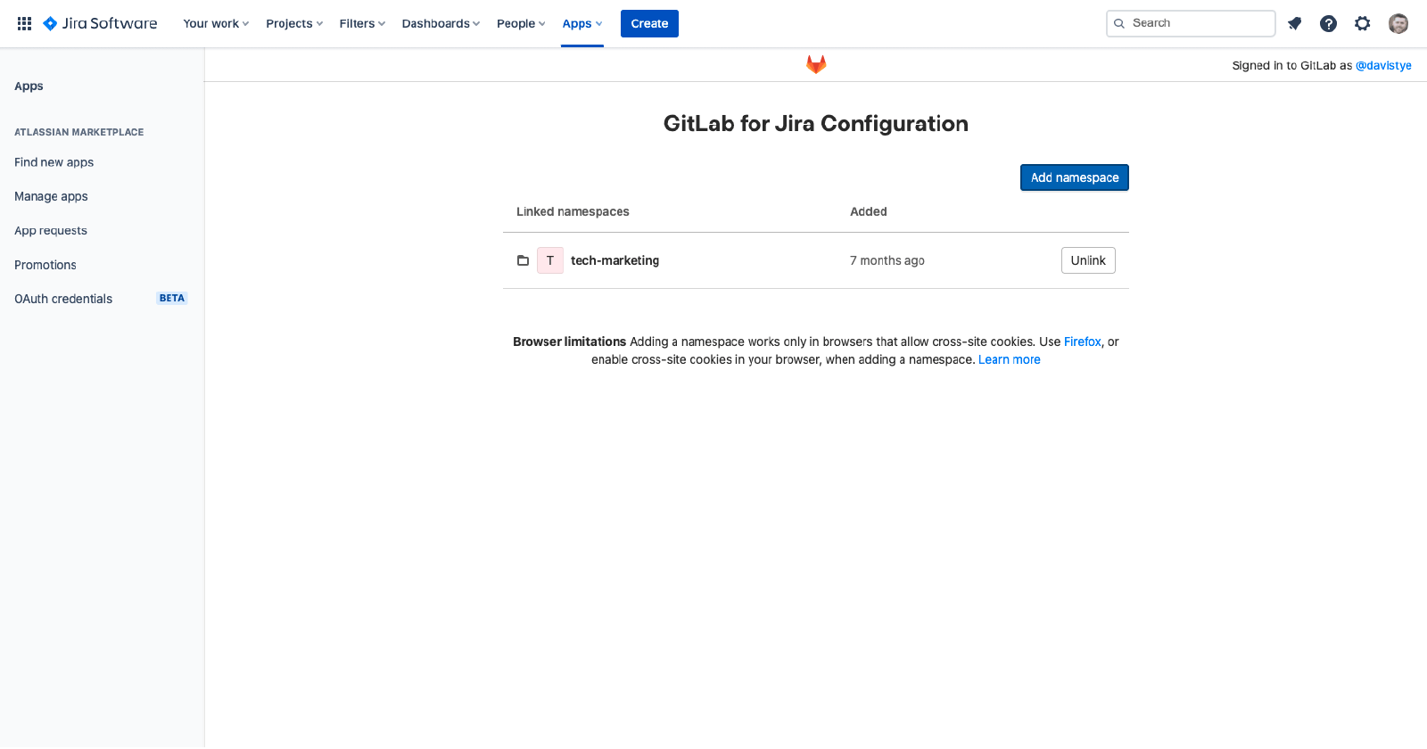 jira and gitlab integration ci/cd