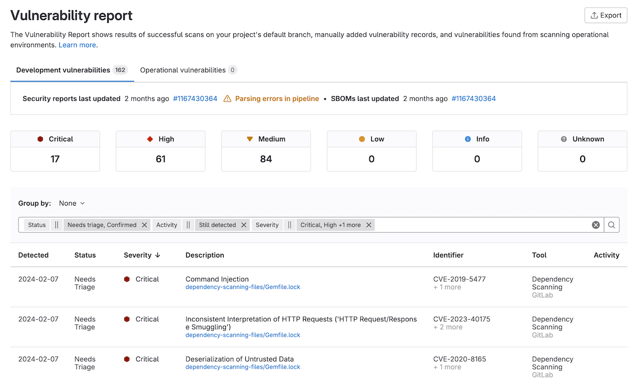 secure deployment vulnerability detection